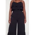 thumbnail image 3 of Women's Plus Size High Waisted Crepe Knit Tiered Palazzo Pants, 3 of 4