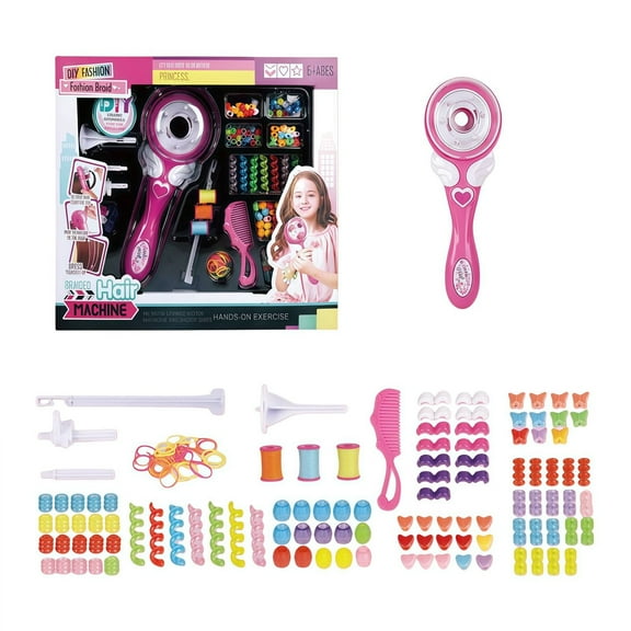 Kids Automatic Hair Braider Machine Tool For Creating Versatile Fashion Hairstyles In Five Easy To Use For Children