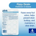 thumbnail image 3 of Plink Fizzy Drain Freshener & Cleaner Tablets, 6 Count, 3 of 9