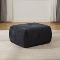 thumbnail image 7 of S-HOME 31" Deep Seat Cloud Armless Sofa With Ottoman And Pillow For Dorms, Living Room And Bedroom Use, No Assembly Needed，Charcoal, 7 of 7