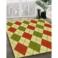 thumbnail image 3 of Ahgly Company Machine Washable Indoor Rectangle Transitional Mahogany Brown Area Rugs, 7' x 9', 3 of 7