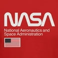 thumbnail image 3 of Teelocity NASA Classic Logo Graphic T-Shirt (X-Large, Red), 3 of 4