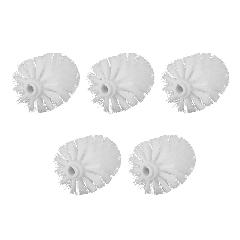 5Pcs Toilet Brush Replacement Round Ball Shaped Plastic Toilet Brushes