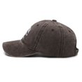 thumbnail image 4 of Gorra de béisbol para hombre, estilo vintage, lavada, con letras antiguas bordadas, para viajes al aire libre, para mujer, 4 of 6