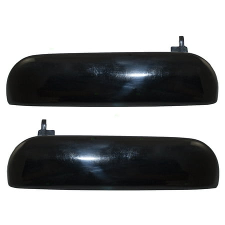 - Pair Set Outside Outer Exterior Ready to Paint Door Handles Replacement for Ford Mustang F4ZZ 6322405 J F4ZZ 6322404 J