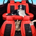 thumbnail image 3 of 2005-2026 for HYUNDAI TUCSON Seat Cover, Red Car Seat Covers, Waterproof Faux Leather 5 Piece Full Set Easy to Clean and Install Beautify Interior, Pet Car Seat Covers, 3 of 8