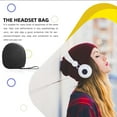 thumbnail image 4 of braveheart Headphone Carrying Case for Zipper Data Headset Pouch Capacity Earphone Container for Sports Household Company Using black 1Set, 4 of 6