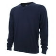 thumbnail image 6 of Toptie Men's Pullover Sweater Long Sleeve Slim Fit V-Neck-Navy-XL, 6 of 7