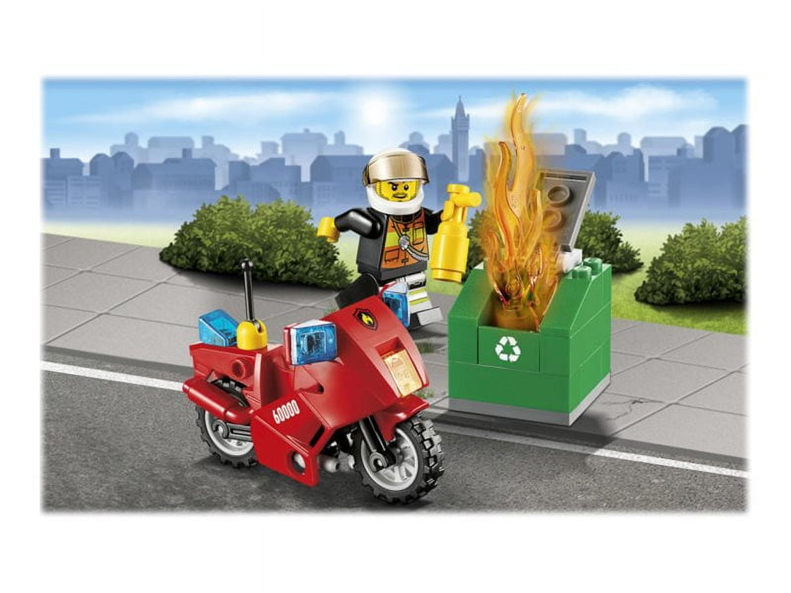 City Fire Motorcycle Set LEGO 60000 Walmart