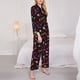 thumbnail image 3 of Balery Lgbt Rainbow For Pride Conjunto de Pijama con Estampado para Mujer, Conjunto de Dos Piezas con Manga Larga, Ropa de Dormir Suave con Bolsillos, Pijamas Cómodos-Medium, 3 of 7