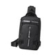thumbnail image 4 of Bolso mensajero informal de negocios impermeable para hombre, mochila para caminar con carga USB Negro, 4 of 8