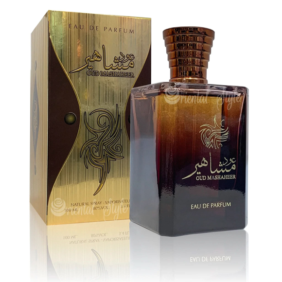 Oud Mashaheer Eau de Parfum par Ard Al Zaafaran 100 ml : Oud Arabe de Qualité Supérieure