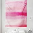 thumbnail image 1 of Peach Tapestry, Hand Drawn Watercolor Brush Strokes Pattern Wet Paint Style Romantic Image, Fabric Wall Hanging Decor for Bedroom Living Room Dorm, 5 Sizes, Pink Hot Pink, by Ambesonne, 1 of 1