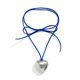 thumbnail image 1 of Big Heart Pendant Choker Necklace for Women Elegant Weave Knotted Bowknot Adjustable Chain Necklace New Year Jewelry, 1 of 4