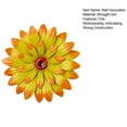 thumbnail image 3 of Homerr Metal Flower Wall Art Garden Wall Decor Handmade Multicolored Metal Sunflower Wall Decor Flower Art for Garden Home Outdoor Hanging Decoration, 3 of 8