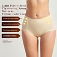 thumbnail image 4 of XuJwPNcy Womne's Butt Lift Underwear Seamless Full Coverage Breathable Briefs Padded Underwear Soft Stretchy Panties, 4 of 7