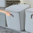 thumbnail image 4 of EUDIDV Ornament&nbsp;Storage Large Capacity Zipper Organizer Foldable Storage Bag Moving Bag Household Goods Clothing Underwear Socks Toy Storage Organizer Storage Bins, 4 of 6