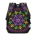 thumbnail image 4 of Balery Mardi Gras5 Mochila Escolar Impresa, Mochila Ligera para Viajes Casual, Mochila Duradera y Cómoda Multifuncional, Mochila para Laptop-One Size, 4 of 5