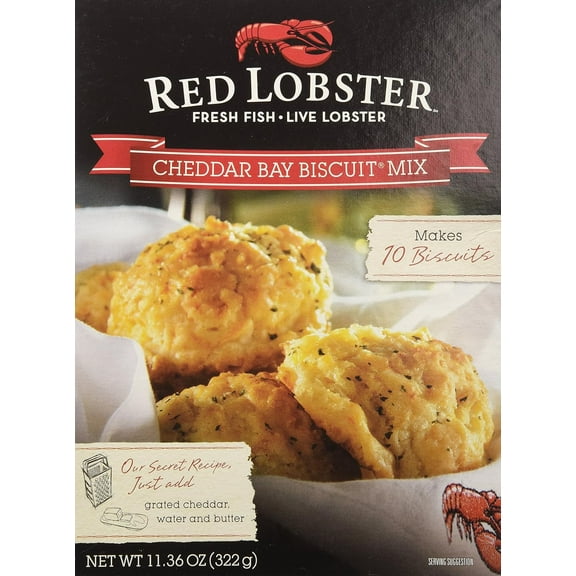 Red Lobster, Cheddar Bay Biscuit Mix, 11.36oz Box (Pack of 3)