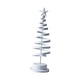 thumbnail image 4 of Lámpara de árbol de Navidad, árbol de Navidad de escritorio, árbol de Navidad artificial de mesa de metal blanco, 4 of 9