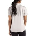 thumbnail image 2 of Women's Cutter & Buck Gray Arizona State Sun Devils Coastline Epic Comfort Recycled Dolman Polo, 2 of 2