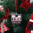 thumbnail image 4 of Bearachild Colgante colgante Decoración de Navidad Suministros de vacaciones Accesorios para el hogar Decorativo Tamaño compacto Marco de fotos familiar Kits de decoración para fiestas 3 personas Bearachild HA069177-02, 4 of 6