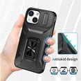 thumbnail image 4 of Funda para GANGXUN iPhone 13 Mini - Soporte metálico, Función magnética, Negro, 4 of 5