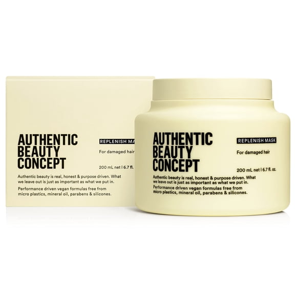 Mascarilla Regeneradora Authentic Beauty Concept | Mascarilla Capilar Regeneradora para Cabello Dañado | Tratamiento Intenso para Cabello Tratado | Fortalece la fibra capilar | Vegano y libre de cruel