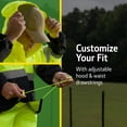 thumbnail image 5 of John Deere Hi-Visibility 3-Piece Rain Suit, ANSI Class 3 Rain Gear for Men and Women, XL, 5 of 9