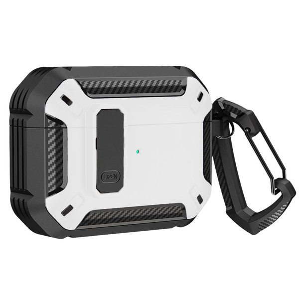 TQEHS Estuches para Galaxy Buds 3 Pro, Estuches de TPU para auriculares con protección de bloqueo seguro y mosquetón, Cubierta a prueba de golpes para Galaxy Buds3 Pro 2024 K0X5