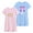 1# Pink, variant on Little Hand Toddler Nightgowns For Girls Summer 2Pcs Girls Nightgowns Swan Blue 8T