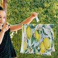 thumbnail image 5 of Dreamtimes Watercolor Lemon Hand Towels, Soft & Absorbent Bathroom Guest Towels Kitchen Towels Fingertip Towel for Beach Gym Spa 14x28 Inch (2PACK), 5 of 7