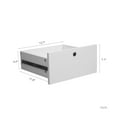 thumbnail image 3 of Aukfa Smart Nightstand with Charging Station & Night Light for Bedroom,White, 3 of 8