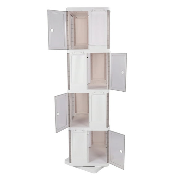 Rotating Bookshelf, Small Corner Bookshelf for Small Space 360 Display Floor Standing Bookcase Storage Rack for Small Space Bedroom Living Room