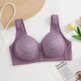 thumbnail image 3 of Pejock Bra for Women Front Snap Closure Bras Button Down Wirefree Bra Front Snaps Daily Bras, 3 of 3