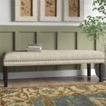 thumbnail image 3 of Pulaski Selma Upholstered Bed Bench, Tan, 3 of 5