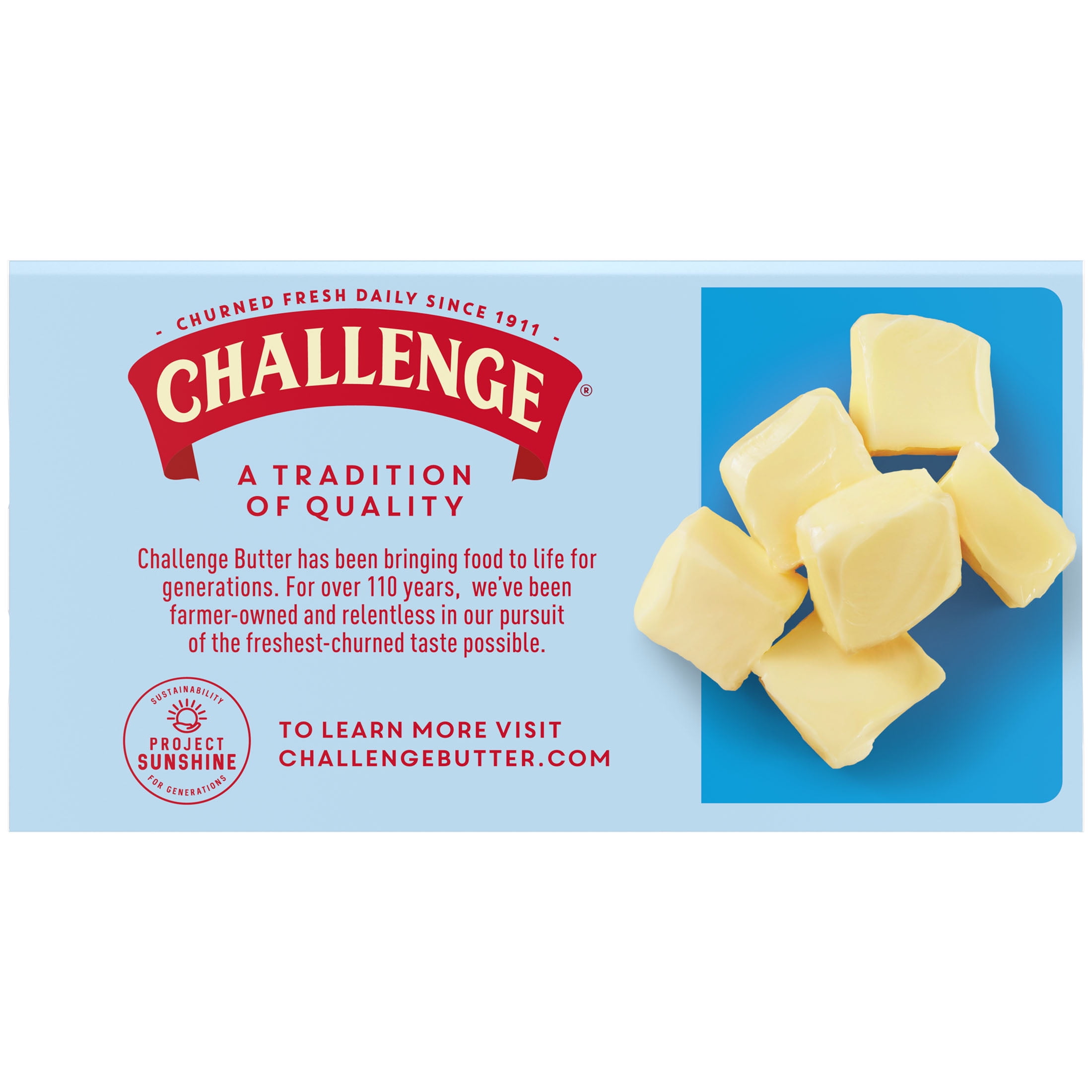 Challenge Butter, Unsalted Butter, 16 oz, 4 sticks