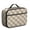 Brown and White, variant on Green and Black Checkered Pattern Insulated Lunch Bag Teens,Bento School Lunch Bag for Teens for Work,Picnic or Travel 10.6x7.7x4.3 Inches,12 Can Capacity