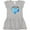 AC-Heather Grey, variant on Inktastic Cutest Catch Cute Blue Fish Girls Toddler Dress