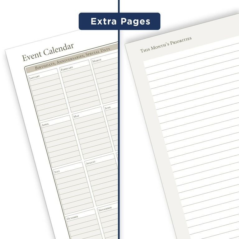  2024 Daily Planner Refills A5 Size, One Page Per Day