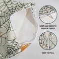 thumbnail image 6 of Halloween Spiderweb Pillow Covers 18x18 Set of 2 Cream Black Spider Web Orange Spider Outdoor Decorative Throw Pillows Scary Farmhouse Pillowcases Linen Cushion Case Decor for Home Sofa Couch Bed, 6 of 6