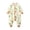 Light Yellow, variant on Romper Baby Girl Cotton Sleep Sack For All Season Footed Sleepwear For Babies And Infants Split Crotch Home Outfit With Triple To Kicking Off(Red,1-2 Years)