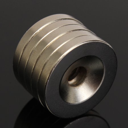 magnets 5mm n52 5pcs magnet neodymium fridge disc hole strong rare earth round