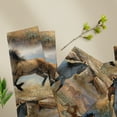 thumbnail image 4 of David Textiles 44" x 1 Yard Cotton Horses in the Prarie Precut Fabric, Multicolor, 4 of 6