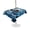 Blue, White, Navy, variant on Outdoor Tablecloth with Umbrella Hole for Patio/Picnic/Party/Camping, Blue Football Waterproof Table Cloth Rectangle Table Cover Washable, Soccer Ball Water Splash (60"x 84")