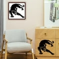 thumbnail image 4 of Panther Painting Stencil 11.8x11.8inch Large Leopard Pattern Drawing Template Square Panther Beast with Fangs Claws Stencil for Painting Animal Theme Template for DIY Crafts Decor, 4 of 8