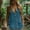 Blue, variant on ‌FDGIU ‌Women's Linen Button Down Shirt | V Neck Sleeveless Vest (Summer Casual Dressy 2025 Trendy)