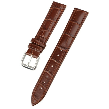 - Genuine Calf Leather Watch Band Alligator Grain Padded for Men Women Color & Width (18mm,20mm)
