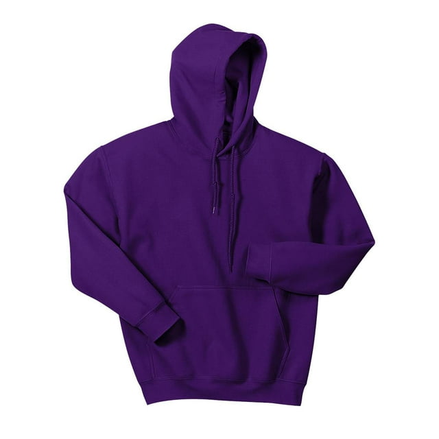 Sweat à Capuche Pull-Over Mélange Lourd 50/50 par Gildan Style 18500 2TG Violet