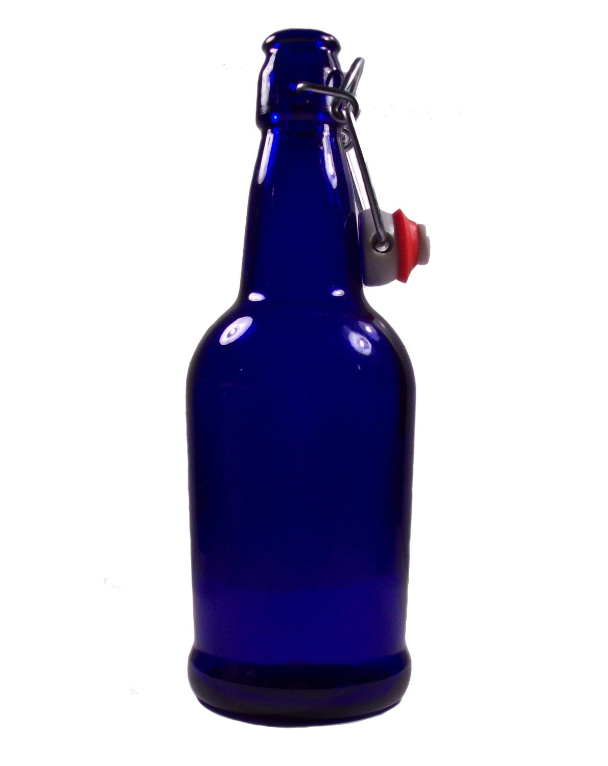 16 Oz Cobalt Blue Bottles Ez Cap Flip Top Home Brewing Growlers 2 Bottles